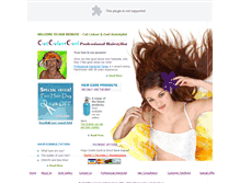 Tablet Screenshot of cutcolourcurl.com